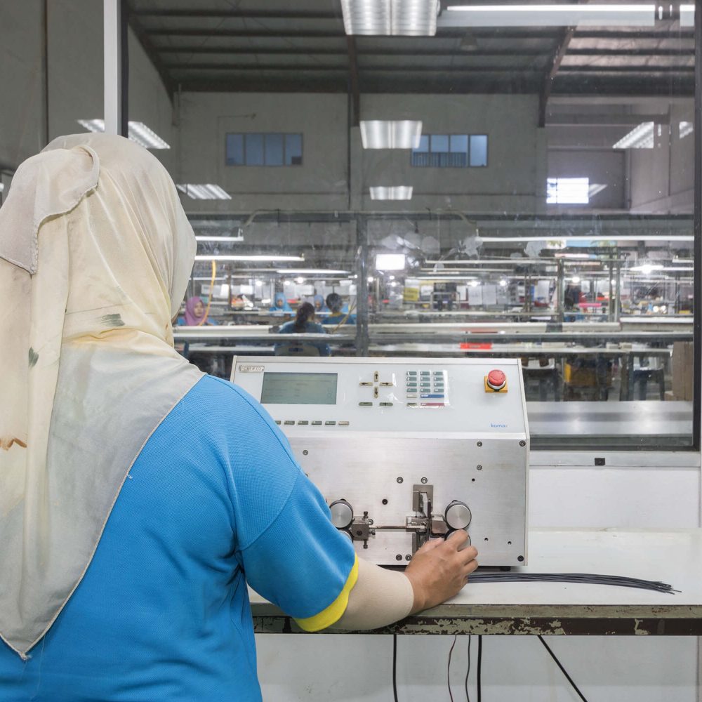 wire cutting and stripping process
